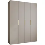 abiks möbel Drehtürenschrank COMO 180 x 245,5 x 40 cm Gold