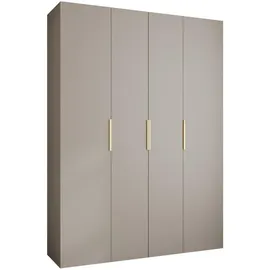 abiks möbel Drehtürenschrank COMO 180 x 245,5 x 40 cm Gold