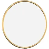 vidaXL Wandspiegel Golden Ø 20 cm Rund