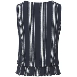 LASCANA Tanktop Marine/Weiß 36/38