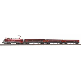 PIKO Start-Set Rail Jet ÖBB mit Bettung 57178 H0