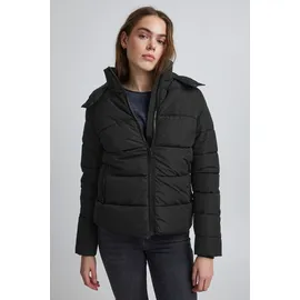 Oxmo Sofina Damen Winterjacke Damenjacke Jacke gefüttert mit Kapuze, Größe:XL, Farbe:Black (194007) - XL