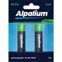 Alpalium Akku Batterien AAA, 1100 mAh, 2er Pack, Alpalium,