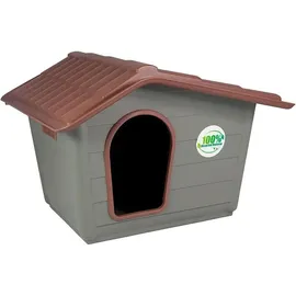 Nayeco Hundehütte 60 x 50 x 41 cm Recyceltes Material Grau