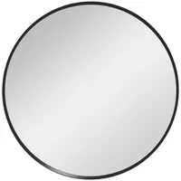 Homcom Wandspiegel, 60 x 60 cm Badspiegel mit Aluminiumlegierungrahmen,