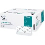 PAPERNET Dissolve-Tech V-Falz Papierhandtuch 411169 | 2-lagig Schnellauflösende Papierhandtücher Weiß | Kompatibel mit Dispenser C/V 417204, 416143 | 15 Packungen à 210 Blatt 21x22 cm
