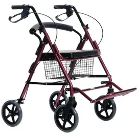 MDH Vierrädriger Rollator mit Sitzfunktion