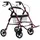 MDH Vierrädriger Rollator mit Sitzfunktion