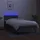 vidaXL Boxspringbett 100 x 200 cm Dunkelgrau