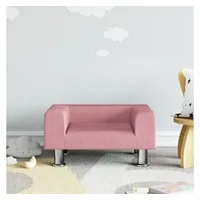 vidaXL Kindersofa Rosa 50x40x26,5 cm Samt