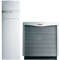 VAILLANT L/W-Wärmepumpe flexoCOMPACT exclusive VWF88/4 + aroCollect