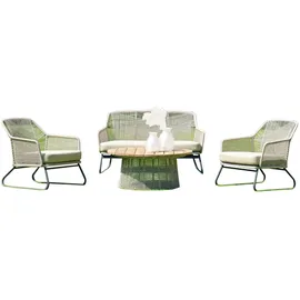 SonnenPartner Couture Set 4-tlg. Grau/Weiß