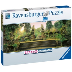 Ravensburger Puzzle Panorama Jungle Tempel Pura Luhur Batukaru, Bali 17049, 1000 Puzzleteile