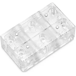 EK Water Blocks 3831109899205, Brücke für Wasserblöcke, Acryl, Transparent, 1/4
