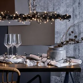 star trading deutschland gmbh LED-Lichterkette-Crispy Ice 'Serie LED', 800 LED, - Schwarz