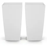 Vevor Pflanztopf 39 x 39 x 75 cm Weiß