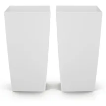 Vevor Pflanztopf 39 x 39 x 75 cm Weiß