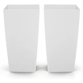 Vevor Pflanztopf 39 x 39 x 75 cm Weiß