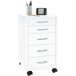 Möbel Boss Freddy Rollcontainer 33 x 63,5 x 38 cm weiß