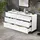stilvora Sideboard 140 x 78,5 x 39,5 cm Weiß / Schwarz