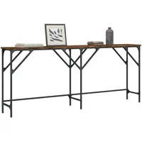VidaXL Konsolentisch Räuchereiche 180x29x75 cm Holzwerkstoff