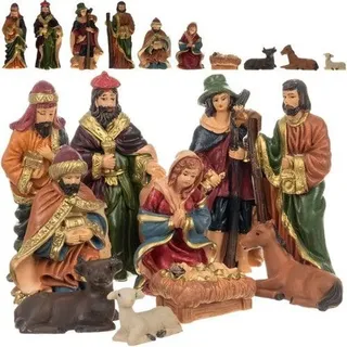 northix Weihnachtsfiguren für die Krippe - 10er-Set Ruhhy