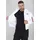 Alpha Industries MA-1 Zip Hood Backprint weiß L