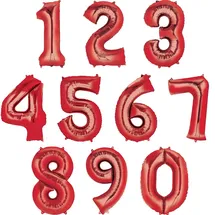 Amscan 2827101 S/Shape:0 Red