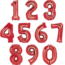Amscan 2827101 S/Shape:0 Red