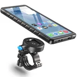 Cozycase 1 Sekunde zum Entsperren oder Verriegeln - Handyhalterung Fahrrad für Samsung Galaxy S25 Ultra Wasserdicht -Bike Phone Holder Mount Handy S 25 Halterung Motorrad Lenker Rennrad MTB Waterproof