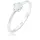 Elli Ring 925 Sterling Silber Verlobungsring in Silber | Gr.: 56