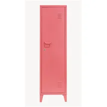 [en.casa] Einzelspind Kurikka 137 x 38 x 38 cm Wassermelonenrot