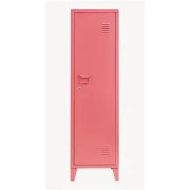 [en.casa] Einzelspind Kurikka 137 x 38 x 38 cm Wassermelonenrot