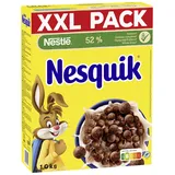 Nestlé Nesquik Knusper-Frühstück, Schoko Cerealien mit Vollkorn, 1er Pack (1x1kg)