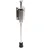 Wiltec Pedal Türstopper Schwarz 118 x 146 mm
