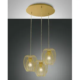 Fabas Luce Camp 3-flg. Ø50 cm gold edelmatt