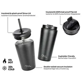 MILU Isolierbecher schwarz 400,0 ml