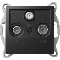 McPower Antennendose McPower ''Flair'' für TV, Radio und Sat,
