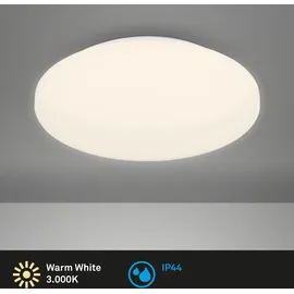 Briloner LED Deckenleuchte 12 Watt Ø28 cm spritzwassergeschützt weiß