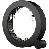 Umbra Ferris Schmuck-Organizer, Ringhalter aus Holz, Aufbewahrungslösung für Ringe und Ohrringe, Schwarz