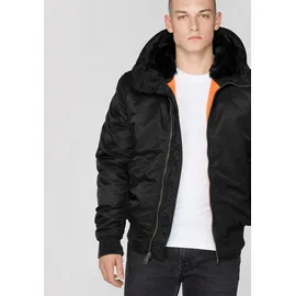 Alpha Industries MA-1 Hooded schwarz L