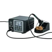 ELV Lötstation LS-180D+ mit 180 W Leistung, ESD-gerecht, Touchbedienung