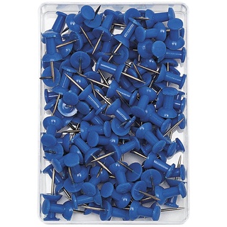 Wedo 54203 Pinnadeln Diabolo-Form, blau