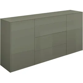 Mäusbacher 179 x 89 x 42 cm Olivgrün / Glas