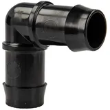 tecuro Schlauchverbinder 90° Winkel Ø 21 mm schwarz