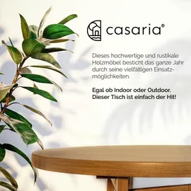 CASARIA Bistrotisch Ø 80 x 110 cm Braun