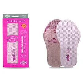 FootGel Footgel Gel-Einlegesohlen für Damen, Aloe Vera, Größe 39/42