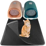 linuma Katzentoilette XXL Schwarz