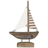 ib laursen Schiff Nautico, blau, 13,8 x 4 x 21 cm