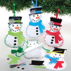 Schneemann Nähsets (pro Set 3) Bastelaktivitäten zu Weihnachten